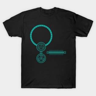 Pictish Mirror and Comb T-Shirt